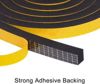 Weather Stripping Soundproofing Rubber Foam Tape
