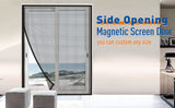 Custom Invisible Side Opening Magnetic Screen for Various Door Broader View